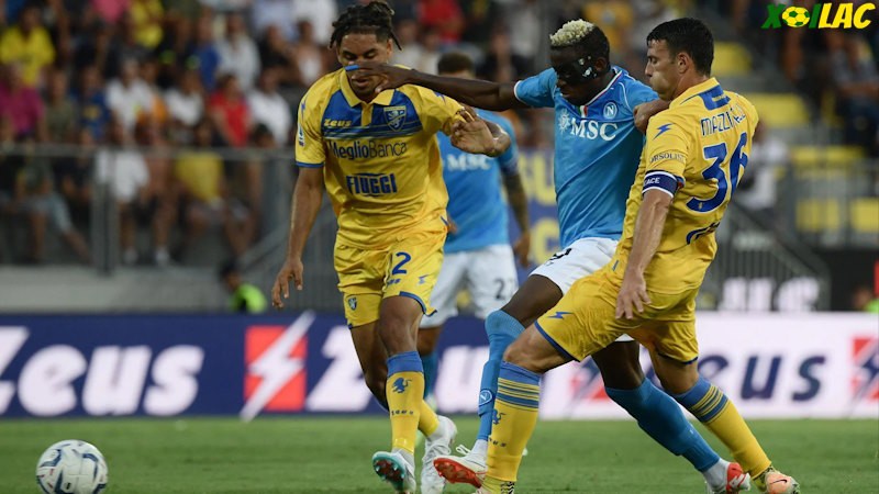 Napoli sẽ tiếp đón Frosinone trên sân nhà tại vòng 32 Serie A